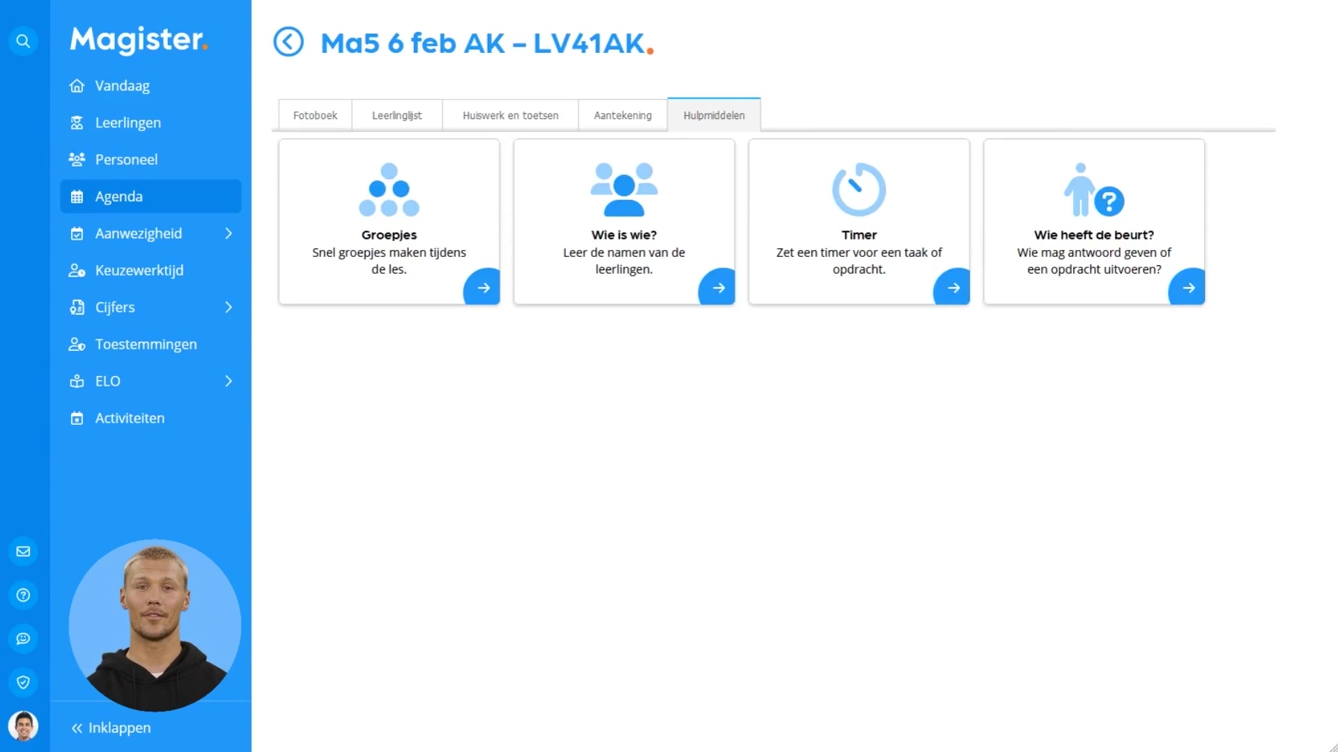 AI Video - Hulpmiddelen op het Lesdasboard